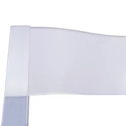 LeisureMod Modern Menno Acrylic Chrome Dining Folding Chair In Clear Set Of 2 35 LeisureMod Modern Menno Acrylic Chrome Dining Folding Chair In Clear Set Of 2 -CYMAX Sales 1966946 4 L