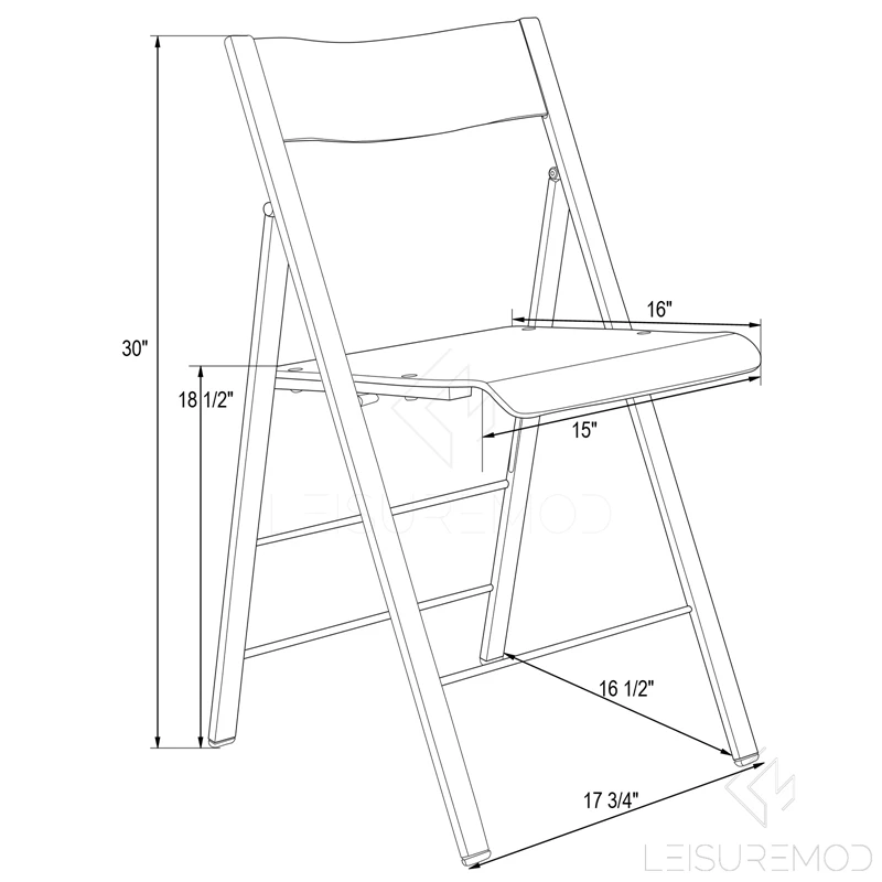 LeisureMod Modern Menno Acrylic Chrome Dining Folding Chair In Clear Set Of 2 19 LeisureMod Modern Menno Acrylic Chrome Dining Folding Chair In Clear Set Of 2 - Image 17