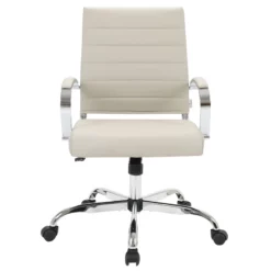 LeisureMod Benmar Modern Leatherette Executive Swivel Office Chair In Tan 32 LeisureMod Benmar Modern Leatherette Executive Swivel Office Chair In Tan -CYMAX Sales 1967105 9 L
