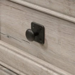 Sauder Palladia Contemporary Wood Executive Desk In Wind Oak -CYMAX Sales 1967343 14 L 1