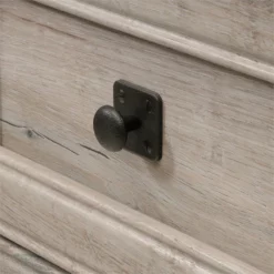 Sauder Palladia Engineered Wood Executive Desk In Vintage Oak Finish -CYMAX Sales 1967343 14 L