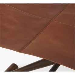 Butler Specialty Sutton Leather Folding Stool In Brown -CYMAX Sales 1969763 6 L