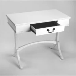 Butler Specialty Alta Writing Desk In White -CYMAX Sales 1969830 7 L