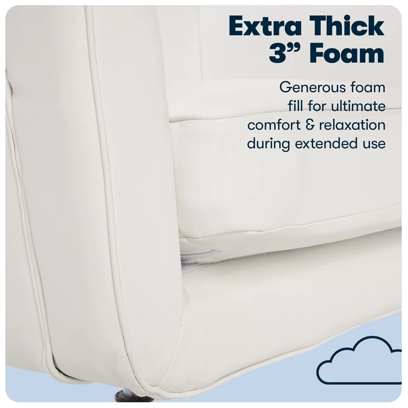 Serta Ashland Ergonomic Home Office Chair With Memory Foam Cushioning - White 18 Serta Ashland Ergonomic Home Office Chair With Memory Foam Cushioning - White - Image 16