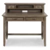 Homestyles Mountain Lodge Wood Desk With Hutch In Gray 1 Homestyles Mountain Lodge Wood Desk With Hutch In Gray -CYMAX Sales 1971418 L