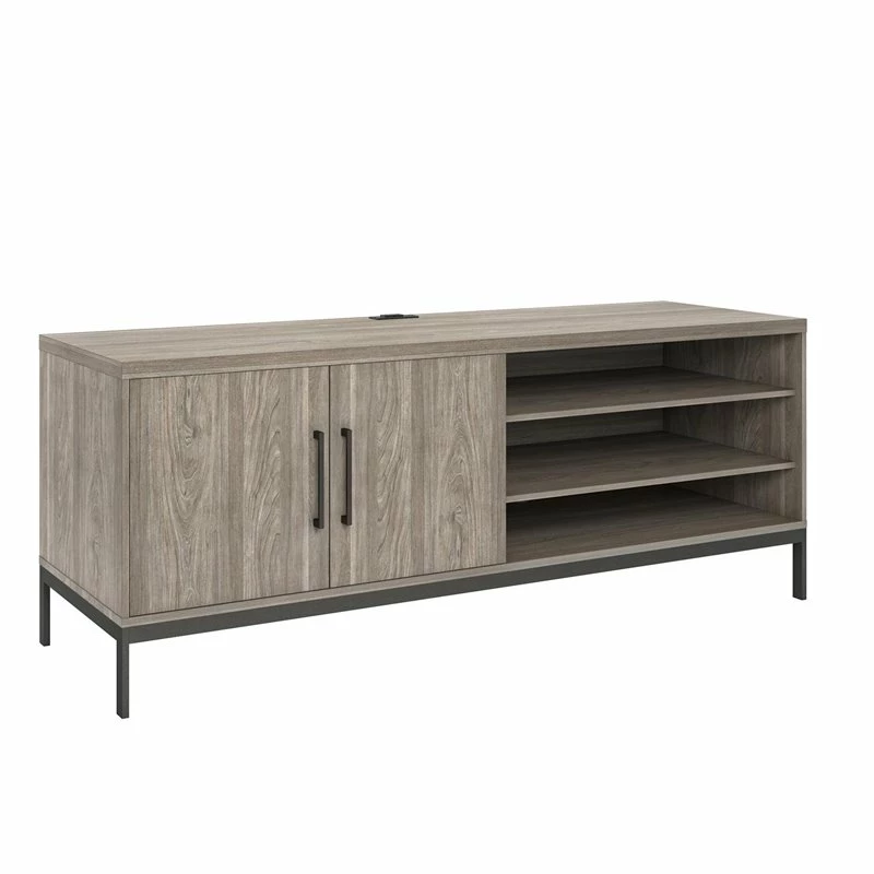 Ameriwood Parkside Credenza In Light Brown Oak 5 Ameriwood Parkside Credenza In Light Brown Oak - Image 3