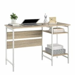Ameriwood Home Carter Single Pedestal Desk In Rustic 21 Ameriwood Home Carter Single Pedestal Desk In Rustic -CYMAX Sales 1971441 4 L