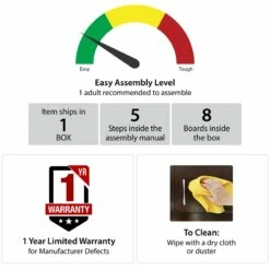 Ameriwood Home Carter Single Pedestal Desk In Rustic 26 Ameriwood Home Carter Single Pedestal Desk In Rustic -CYMAX Sales 1971441 9 L