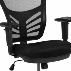 Flash Furniture Contemporary Mid Back Mesh Drafting Stool In Black -CYMAX Sales 1978064 5 L