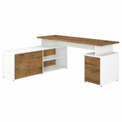 Bush Business Furniture Jamestown 72W L Shaped Desk With Drawers -CYMAX Sales 1978528 L