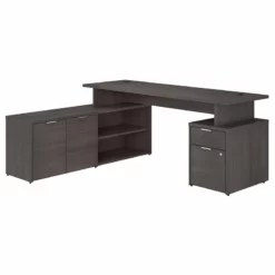Bush Business Furniture Jamestown 72W L Shaped Desk With Drawers