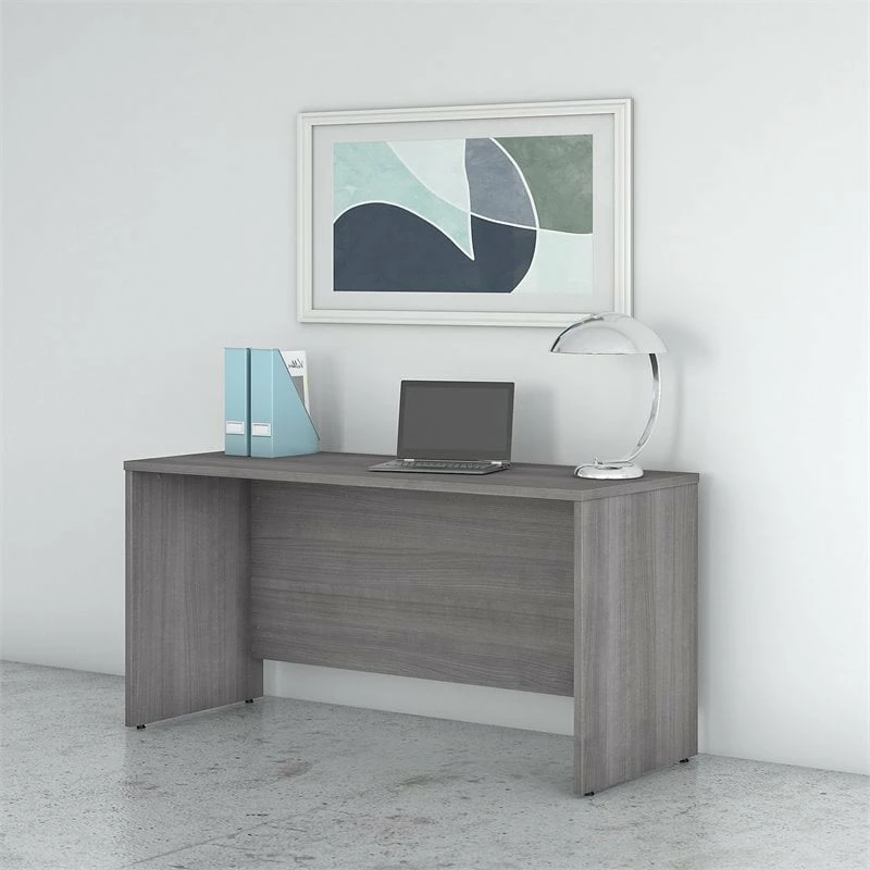 Studio C 60W X 24D Credenza Desk In Platinum Gray - Engineered Wood 20 Studio C 60W X 24D Credenza Desk In Platinum Gray - Engineered Wood - Image 18