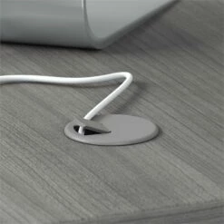 Studio C 60W X 24D Credenza Desk In Platinum Gray - Engineered Wood 40 Studio C 60W X 24D Credenza Desk In Platinum Gray - Engineered Wood -CYMAX Sales 1981773 2 L 1