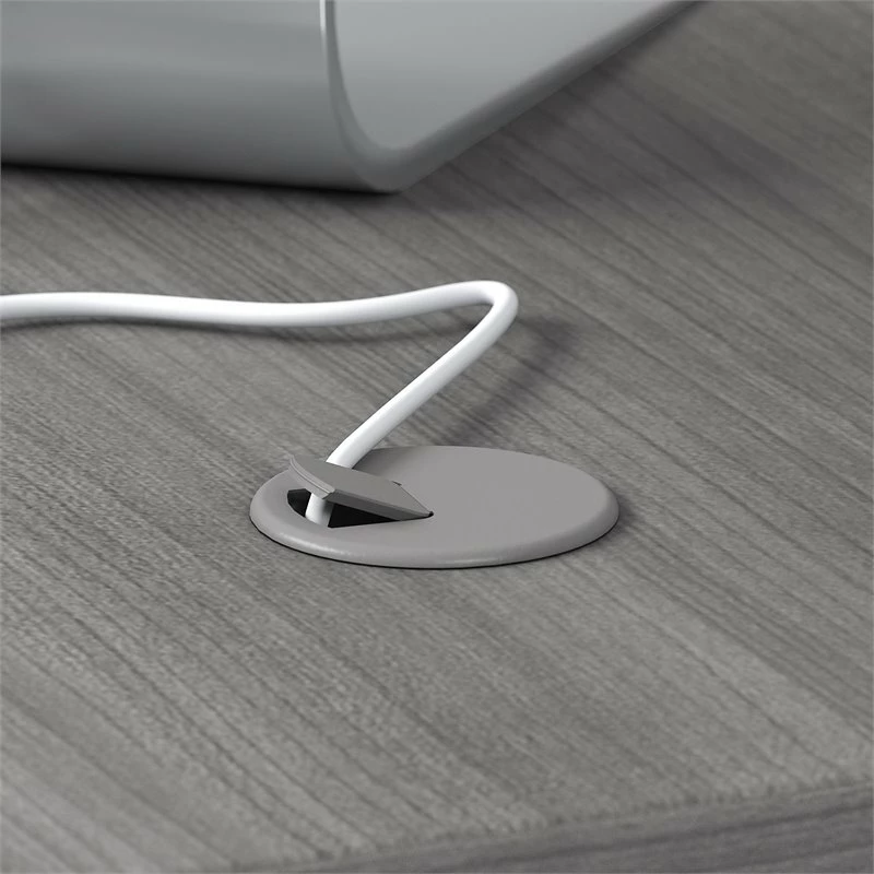 Studio C 60W X 24D Credenza Desk In Modern Hickory - Engineered Wood 21 Studio C 60W X 24D Credenza Desk In Modern Hickory - Engineered Wood - Image 19