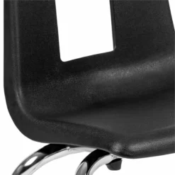 Flash Furniture 18In. Student Stack Chair In Black -CYMAX Sales 1984011 2 L