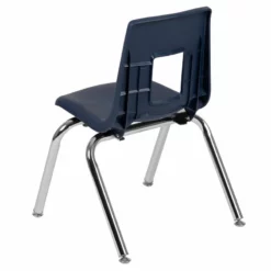 Flash Furniture Advantage Student Stack School Chair - 18-Inch In Navy -CYMAX Sales 1984012 10 L