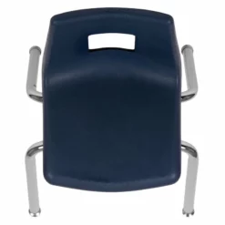 Flash Furniture Advantage Student Stack School Chair - 18-Inch In Navy -CYMAX Sales 1984012 4 L