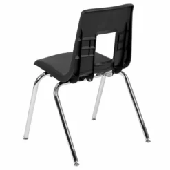 Flash Furniture 18In. Student Stack Chair In Black -CYMAX Sales 1984015 10 L