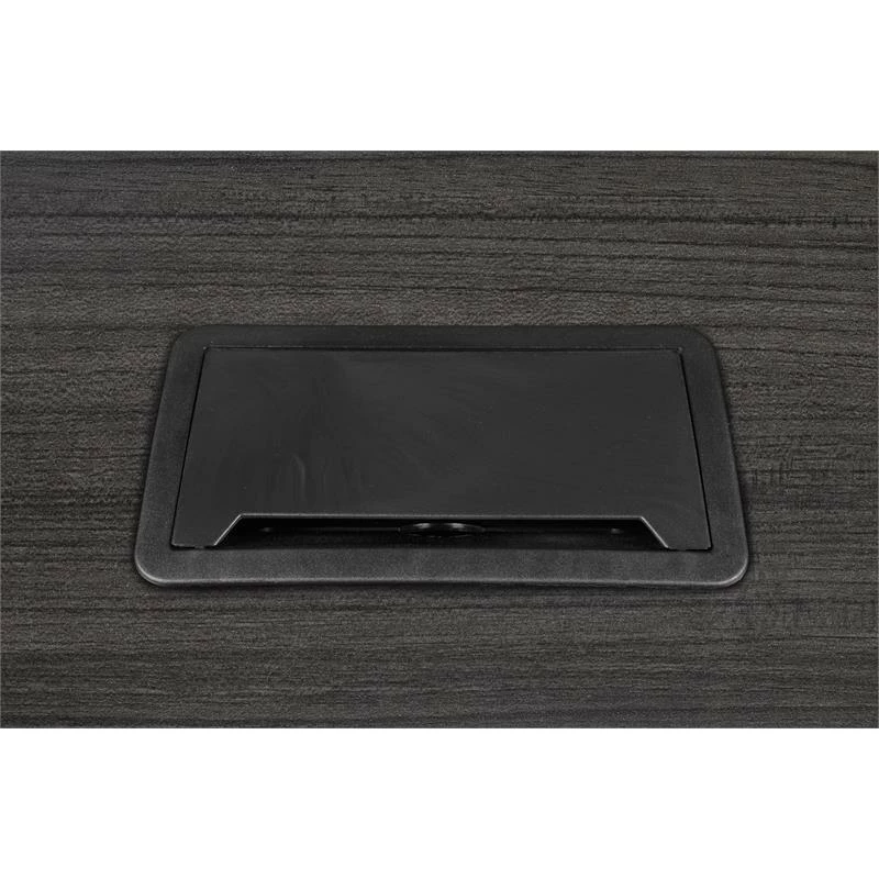 Legacy 48" Modular Conference Table Extension With Power Data Grommet- Ash Grey 5 Legacy 48" Modular Conference Table Extension With Power Data Grommet- Ash Grey - Image 3