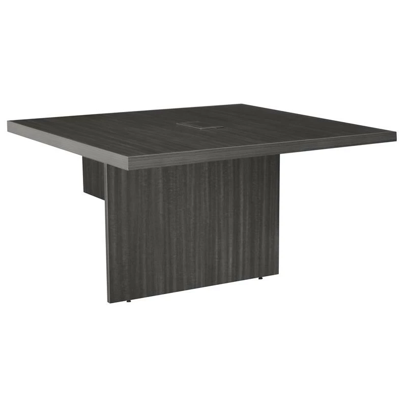 Legacy 48" Modular Conference Table Extension With Power Data Grommet- Ash Grey 3 Legacy 48" Modular Conference Table Extension With Power Data Grommet- Ash Grey
