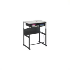 Safco AlphaBetter 24" X 36" Student Desk In Beige With Book Box -CYMAX Sales 198610 L