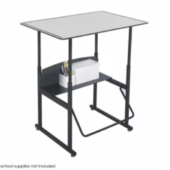 Safco AlphaBetter 24" X 36" Student Desk In Gray