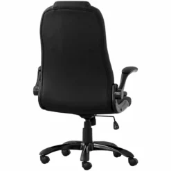 Office Chair Swivel Ergonomic Armrests Computer Desk Work Metal Black -CYMAX Sales 1987082 2 L