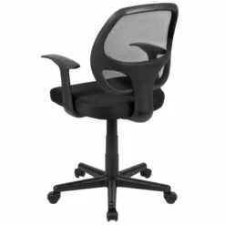 Flash Furniture Fundamentals Mid Back Mesh Back Office Swivel Chair In Gray -CYMAX Sales 1987919 2 L