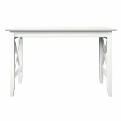 AFI Lexi Solid Wood Writing Desk With Drawer And Charging Station In White 16 AFI Lexi Solid Wood Writing Desk With Drawer And Charging Station In White -CYMAX Sales 1990697 2 L