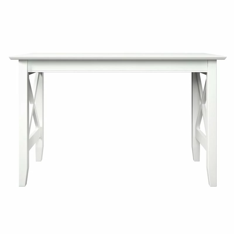 AFI Lexi Solid Wood Writing Desk With Drawer And Charging Station In White 5 AFI Lexi Solid Wood Writing Desk With Drawer And Charging Station In White - Image 3
