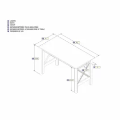 AFI Lexi Solid Wood Writing Desk With Drawer And Charging Station In White 18 AFI Lexi Solid Wood Writing Desk With Drawer And Charging Station In White -CYMAX Sales 1990697 4 L
