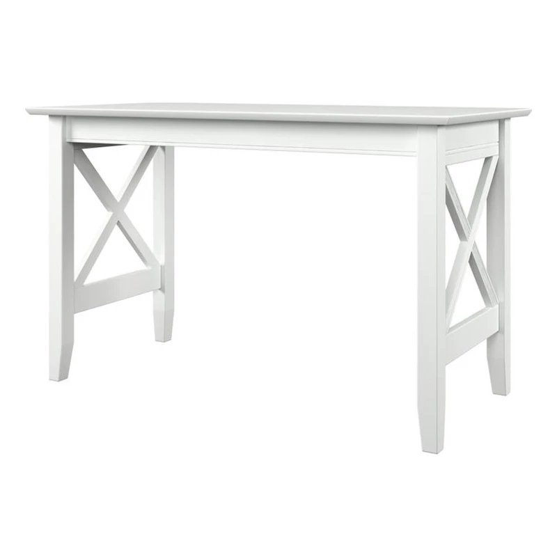 AFI Lexi Solid Wood Writing Desk With Drawer And Charging Station In White 4 AFI Lexi Solid Wood Writing Desk With Drawer And Charging Station In White - Image 2