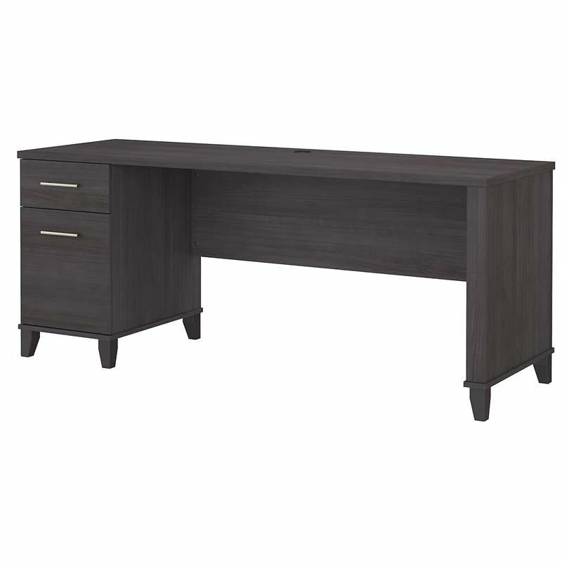 Bush Furniture Somerset 72W Office Desk With Drawers In Storm Gray 18 Bush Furniture Somerset 72W Office Desk With Drawers In Storm Gray - Image 16