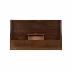Linon Cade Wood Folding Desk In Antique Walnut Brown -CYMAX Sales 1991732 40 L