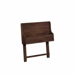 Linon Cade Wood Folding Desk In Antique Walnut Brown -CYMAX Sales 1991732 41 L