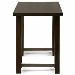 Simpli Home Sawhorse Solid Wood Modern Industrial 56 " Writing Desk In Dark Chestnut Brown 35 Simpli Home Sawhorse Solid Wood Modern Industrial 56 " Writing Desk In Dark Chestnut Brown -CYMAX Sales 1991759 5 L