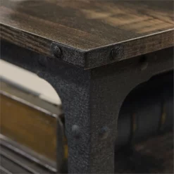 Maddie Home L Shaped Writing Desk In Carbon Oak And Black -CYMAX Sales 1997537 20 L