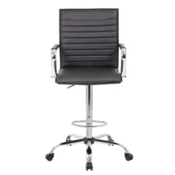 Boss Office Modern Ribbed Back Adjustable Sit-Stand Stool In Gray 14 Boss Office Modern Ribbed Back Adjustable Sit-Stand Stool In Gray -CYMAX Sales 1998004 2 L