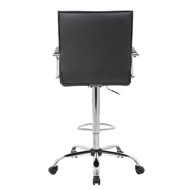 Boss Office Modern Ribbed Back Adjustable Sit-Stand Stool In Gray 7 Boss Office Modern Ribbed Back Adjustable Sit-Stand Stool In Gray - Image 5
