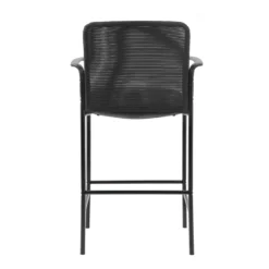 Boss Office Counter Height Mesh-Back Counter Stool With Arms -CYMAX Sales 1998007 2 L