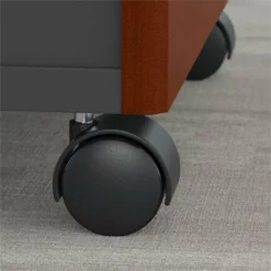 Series C 60W L Shaped Desk With Drawers In Natural Cherry - Engineered Wood -CYMAX Sales 2001844 4 L 1