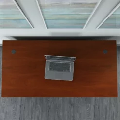 Series C 60W X 30D Office Desk In Hansen Cherry - Engineered Wood -CYMAX Sales 2001856 3 L