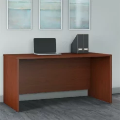 Series C 60W X 30D Office Desk In Hansen Cherry - Engineered Wood -CYMAX Sales 2001857 1 L