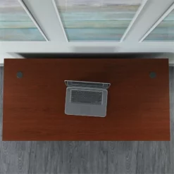 Series C 60W X 30D Office Desk In Hansen Cherry - Engineered Wood -CYMAX Sales 2001857 3 L