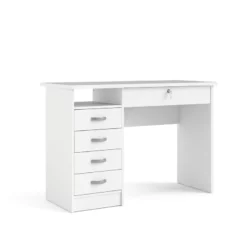 Tvilum Walden Desk With 5 Drawers In Oak Structure -CYMAX Sales 2004499 6 L