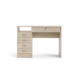 Tvilum Walden Desk With 5 Drawers In Oak Structure -CYMAX Sales 2004508 4 L