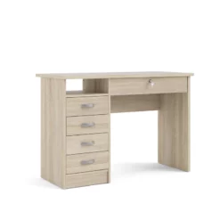 Tvilum Walden Desk With 5 Drawers In Oak Structure -CYMAX Sales 2004508 6 L