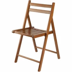 Winsome Robin Transitional Solid Wood Folding Chair In Teak (Set Of 4) 40 Winsome Robin Transitional Solid Wood Folding Chair In Teak (Set Of 4) -CYMAX Sales 2005304 3 L