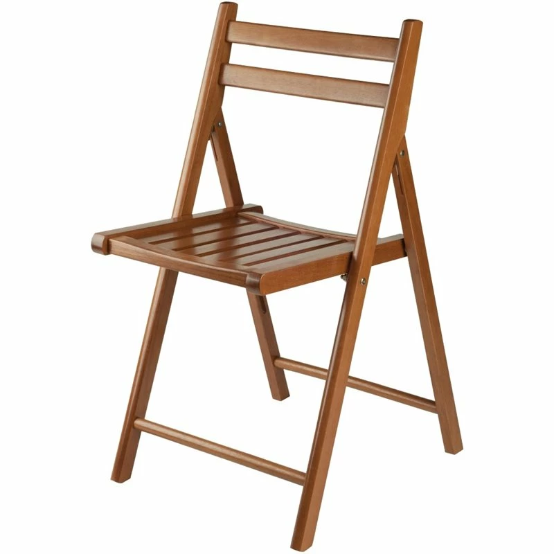 Winsome Robin Transitional Solid Wood Folding Chair In Teak (Set Of 4) 21 Winsome Robin Transitional Solid Wood Folding Chair In Teak (Set Of 4) - Image 19