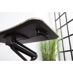 Unique Furniture 28" Height Adjustable Stand Up Laptop Table In Espresso -CYMAX Sales 2005691 11 L